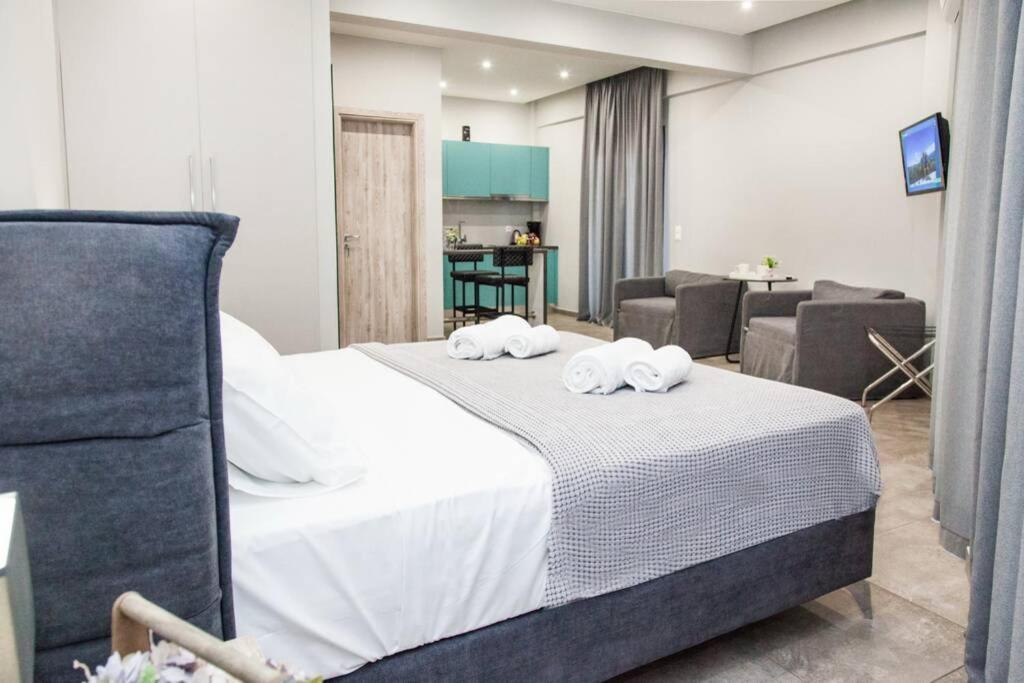E Spacious Cornered Brand New Studio Apartment E أثينا المظهر الخارجي الصورة
